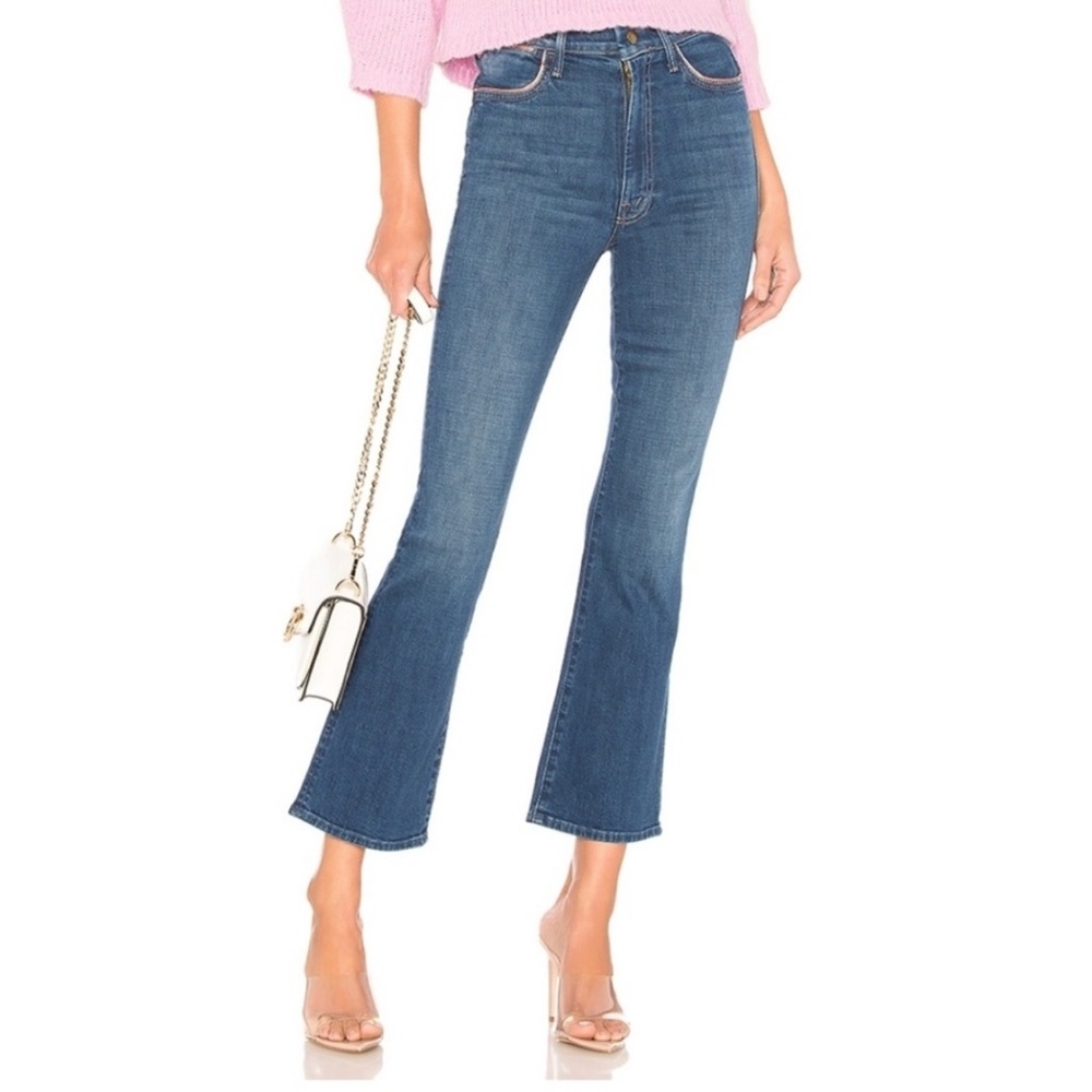 MOTHER Blue Ankle & Cropped Jeans